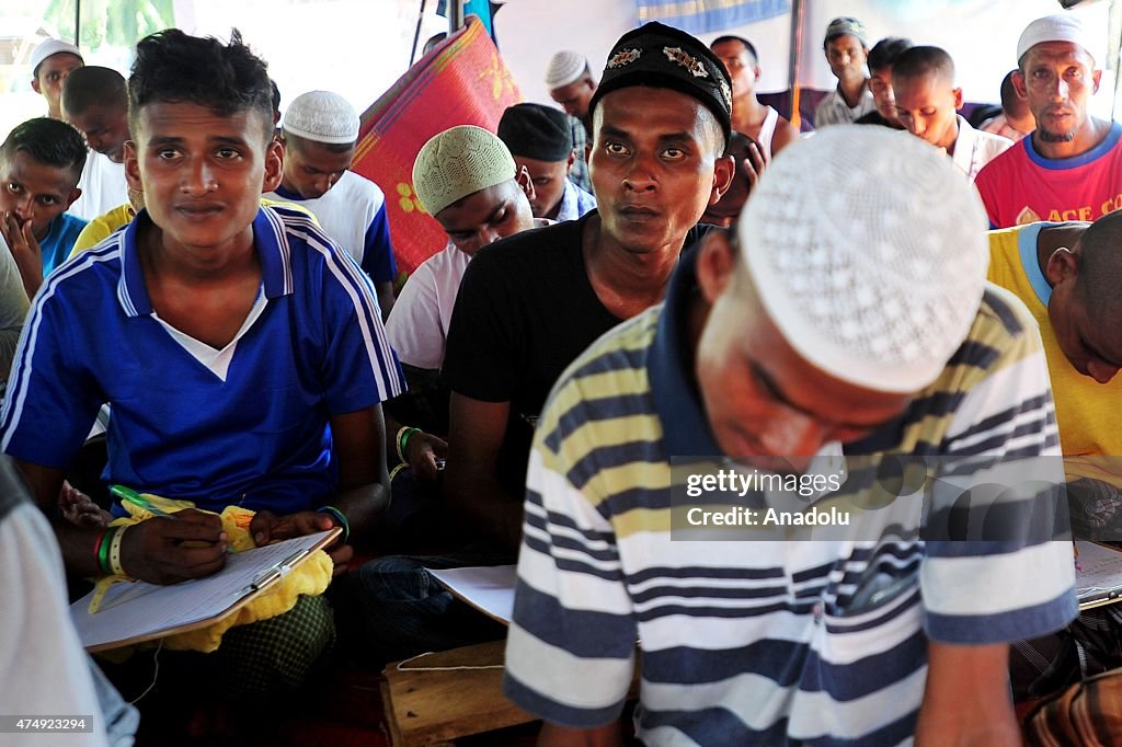 Rohingya Refugees from Myanmar in Aceh