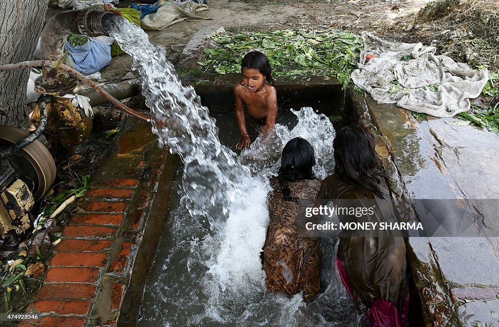 INDIA-WEATHER-HEAT