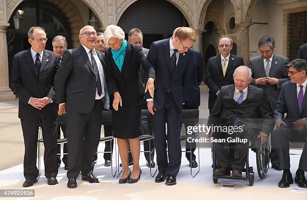 Italian Minister of Economy and Finance Pier Carlo Padoan, French Minister of Finance and Public Accounts Michel Sapin, International Monetary Fund...