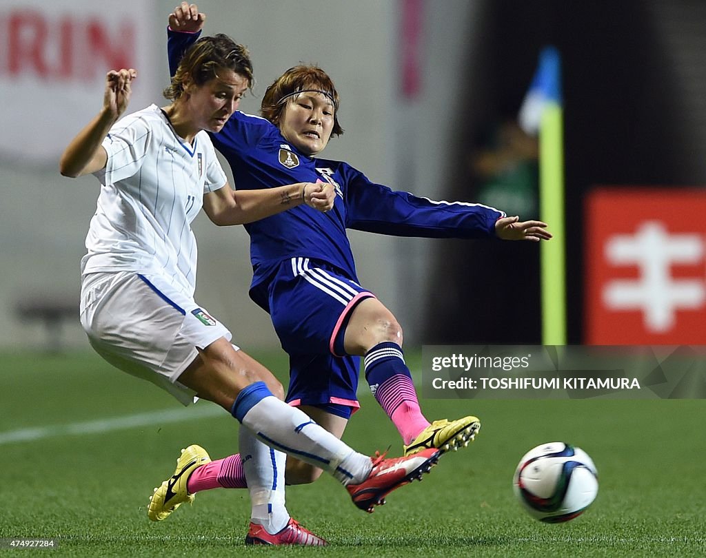 FBL-WC2015-WOMEN-JPN-ITA-FRIENDLY