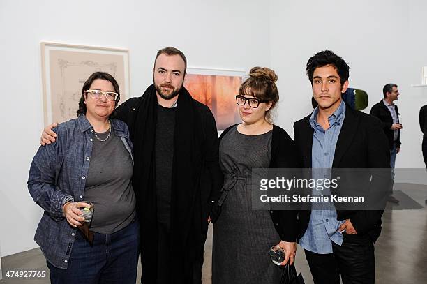 Cathy Opie, Walead Beshty, Erica Redling and Dashiell Manley attend CalArts Art Benefit And Auction Los Angeles Opening Reception At Regen Projects...