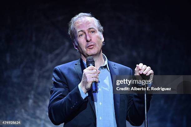 Comdian Bob Odenkirk attends The Alliance For Children's Rights' Right To Laugh Benefit at The Avalon on May 27, 2015 in Hollywood, California.