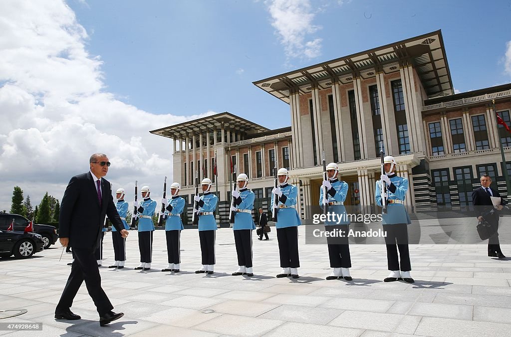 Turkish President Erdogan departs for Nevsehir