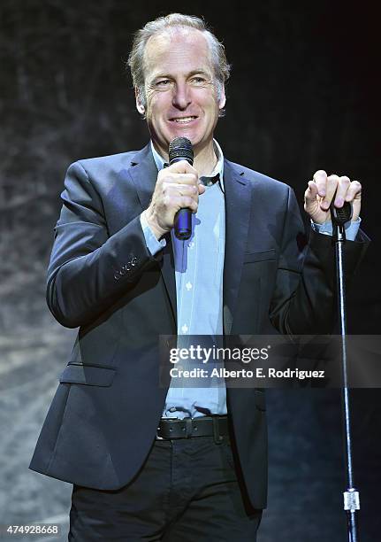 Comdian Bob Odenkirk attends The Alliance For Children's Rights' Right To Laugh Benefit at The Avalon on May 27, 2015 in Hollywood, California.