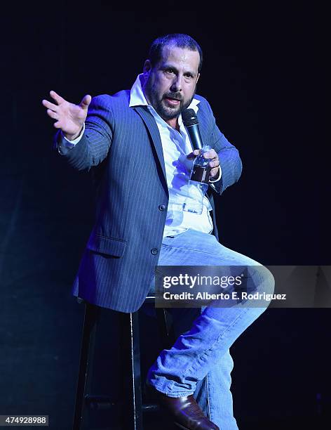 Comedian Steve Trevino attends The Alliance For Children's Rights' Right To Laugh Benefit at The Avalon on May 27, 2015 in Hollywood, California.