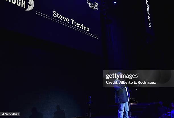 Comedian Steve Trevino attends The Alliance For Children's Rights' Right To Laugh Benefit at The Avalon on May 27, 2015 in Hollywood, California.