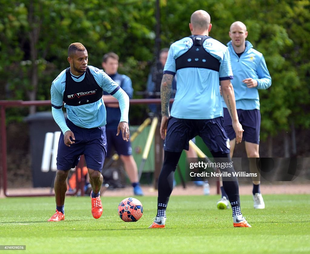 Aston Villa Training Session