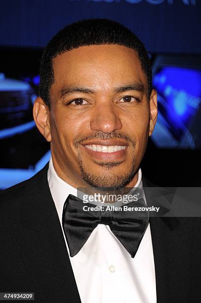 Actor Laz Alonso attends Icon Mann's 2nd Annual Power 50 Pre-Oscar dinner at Peninsula Hotel on February 25, 2014 in Beverly Hills, California.