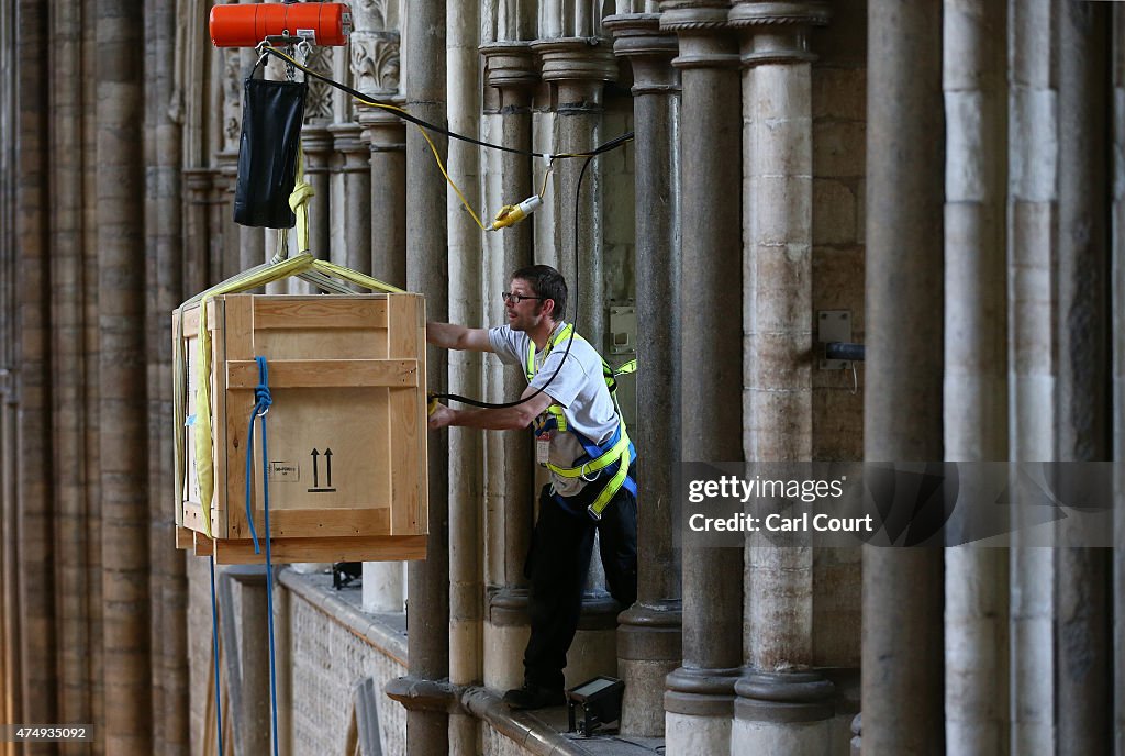 Artefacts Decanted From The Triforium At Westminster Abbey Ahead Of Renovations