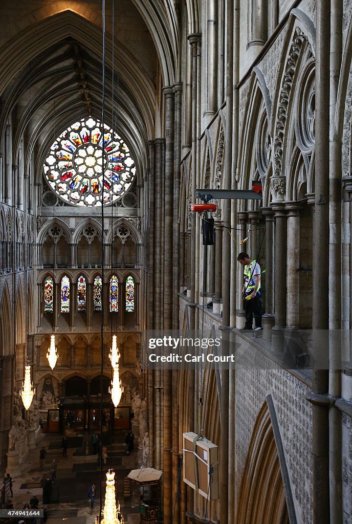 Artefacts Decanted From The Triforium At Westminster Abbey Ahead Of Renovations