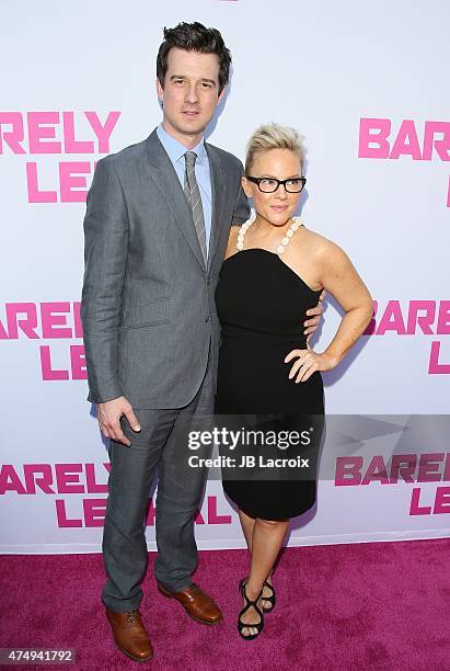 Christian Hebel and Rachel Harris attend the 'Barely Lethal' Los Angeles Special Screening on May 27, 2015 in Hollywood, California.