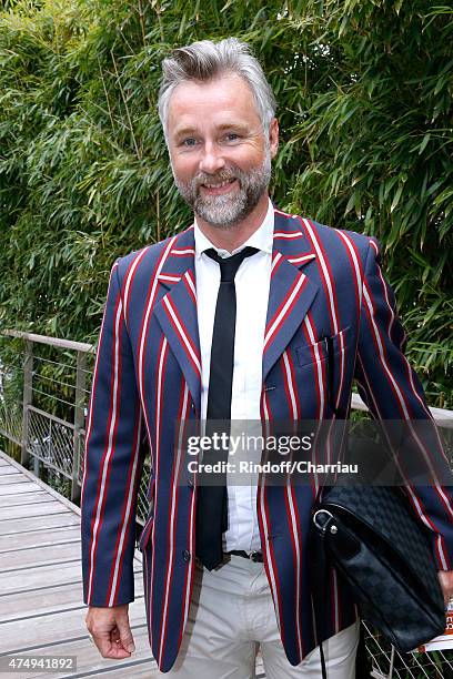 Sports Journalist, Darren Tulett attends the 2015 Roland Garros French Tennis Open - Day Five, on May 28, 2015 in Paris, France.