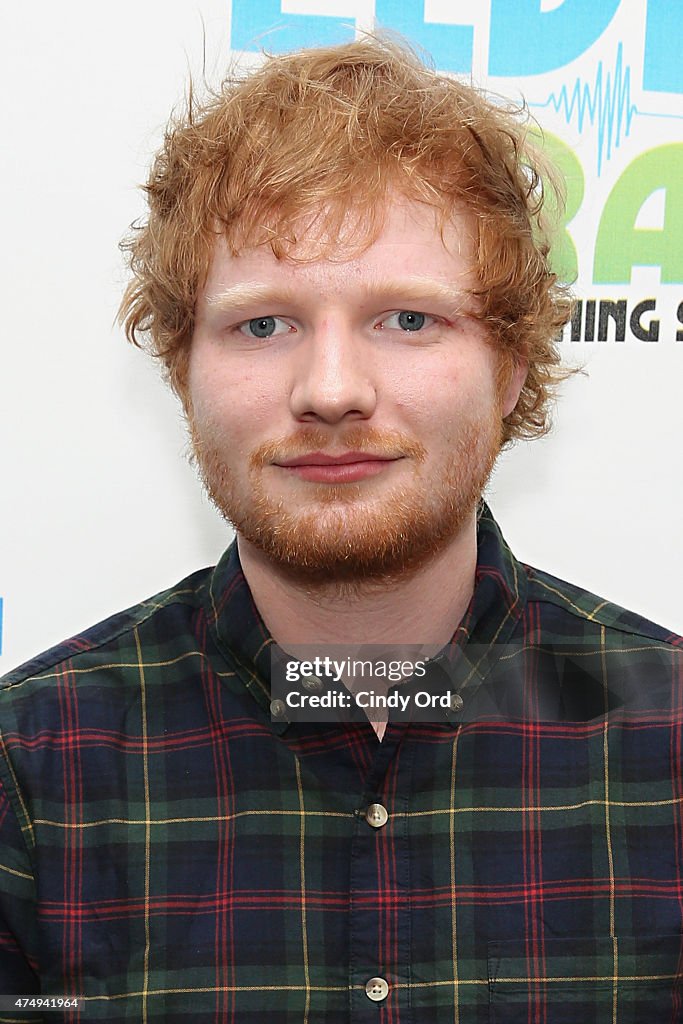 Ed Sheeran Visits "The Elvis Duran Z100 Morning Show"