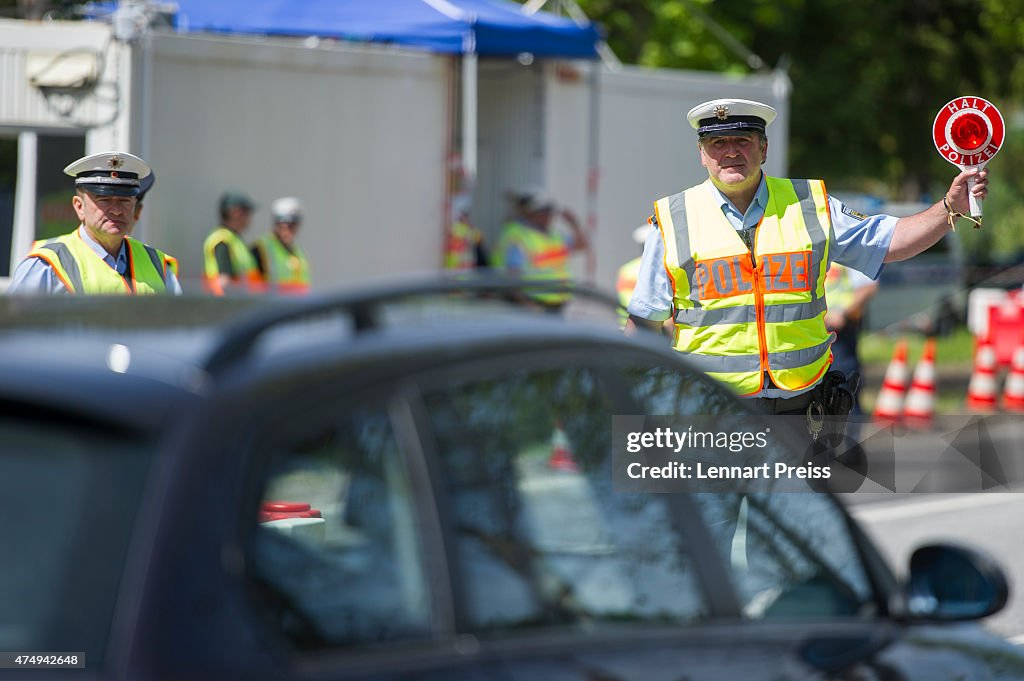 Police Prepare For G7 Summit At Schloss Elmau