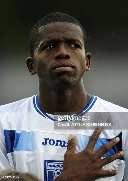 Honduras' Oscar Garcia seen prior to their friendly match against Belarus in the local stadium of Villach, on May 27, 2010 prior to the FIFA World...