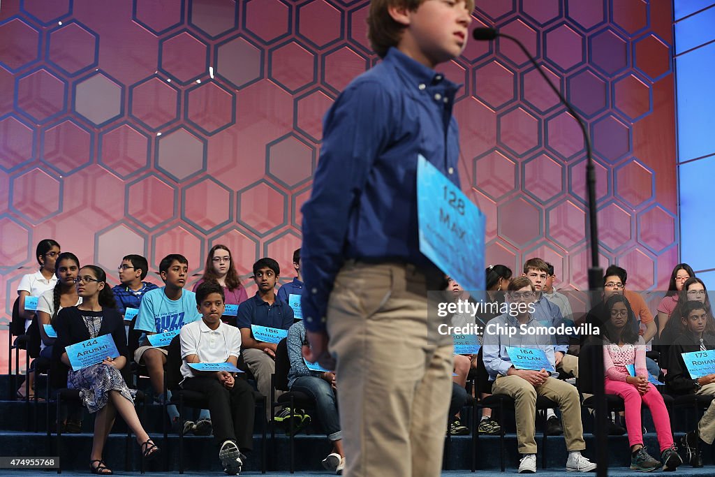 Champion Spellers Compete In Scripps National Spelling Bee