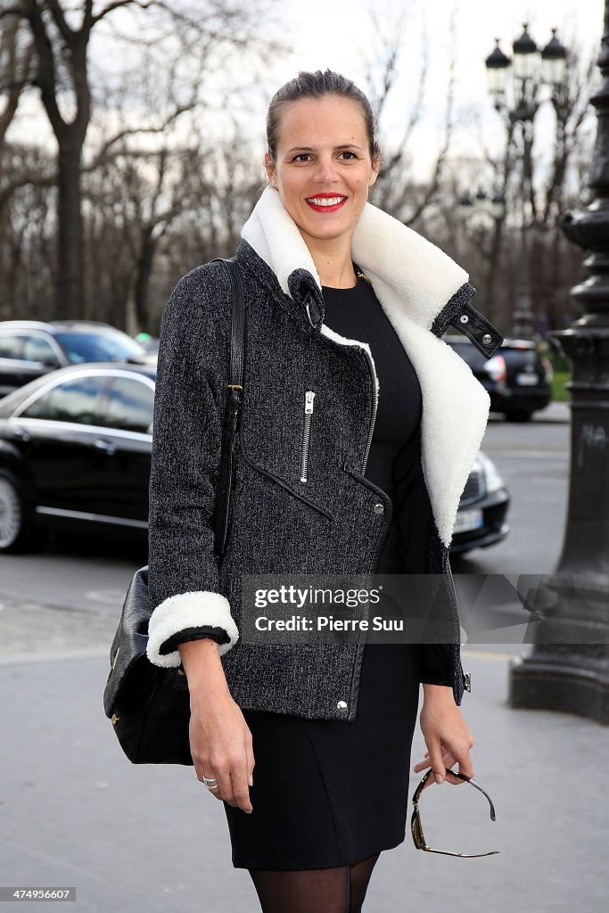 Guy Laroche : Outside Arrivals - Paris Fashion Week Womenswear Fall/Winter 2014-2015