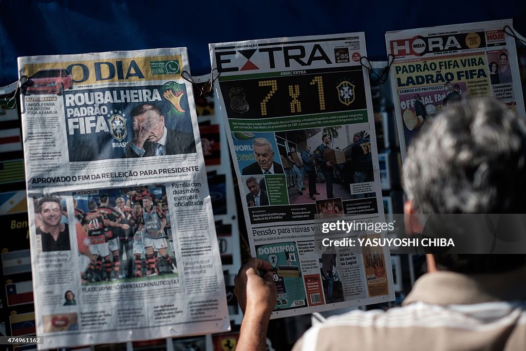 BRAZIL-FIFA-CORRUPTION-NEWSPAPER
