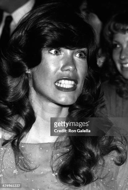 Barbi Benton attends Because We Care Benefit Party on January 29, 1980 at the Dorothy Chandler Pavilion in Los Angeles, California.