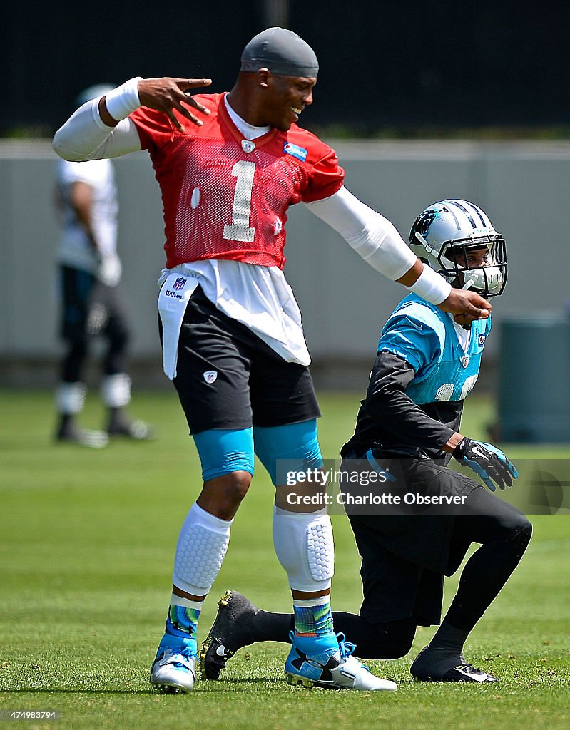 Panthers practice