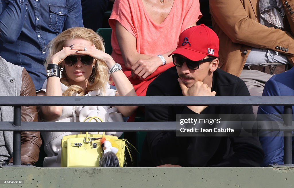 Celebrities At French Open 2015 - Day Five