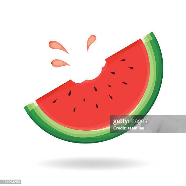 ilustraciones, imágenes clip art, dibujos animados e iconos de stock de sandía - watermelon