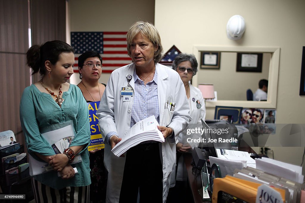 Activists Protest For Increased Hospital And Health Care Funding