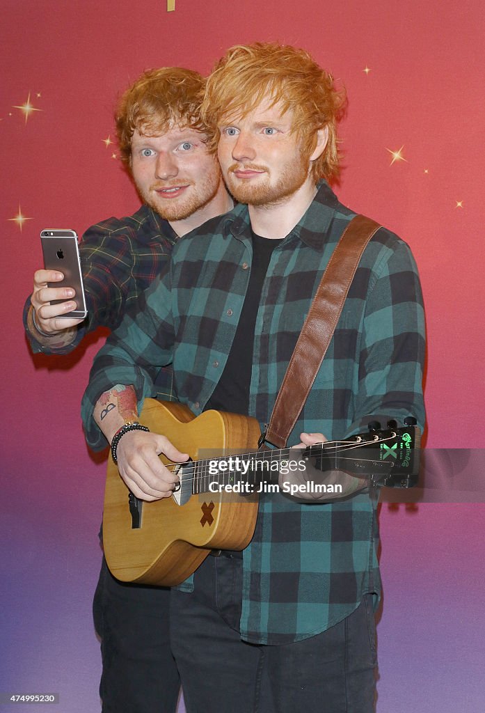 Ed Sheeran Unveils New Wax Figure At Madame Tussauds