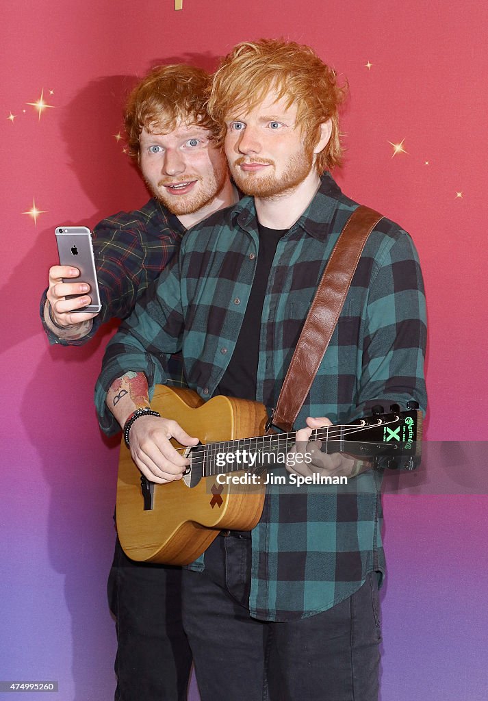 Ed Sheeran Unveils New Wax Figure At Madame Tussauds