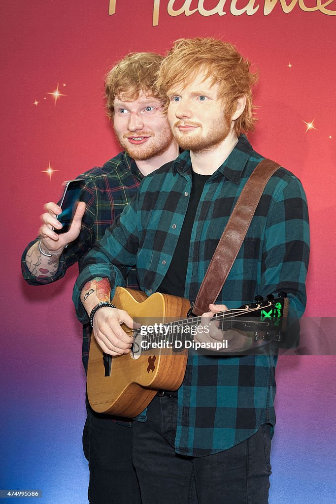 Ed Sheeran Unveils New Wax Figure At Madame Tussauds