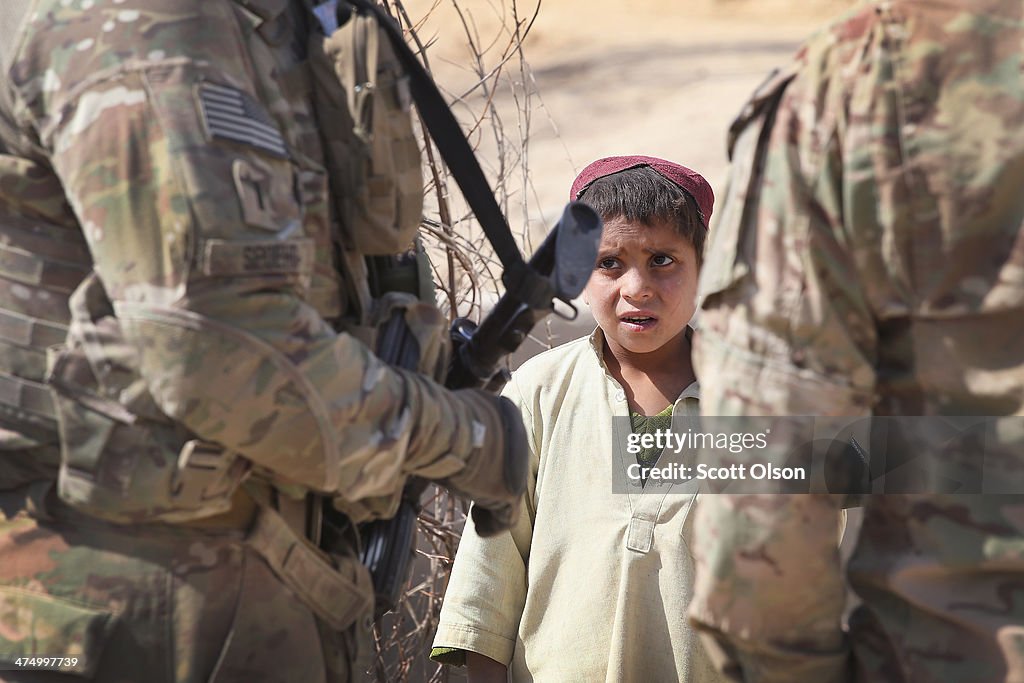 U.S. Soldiers Provide Security Around Kandahar Airfield