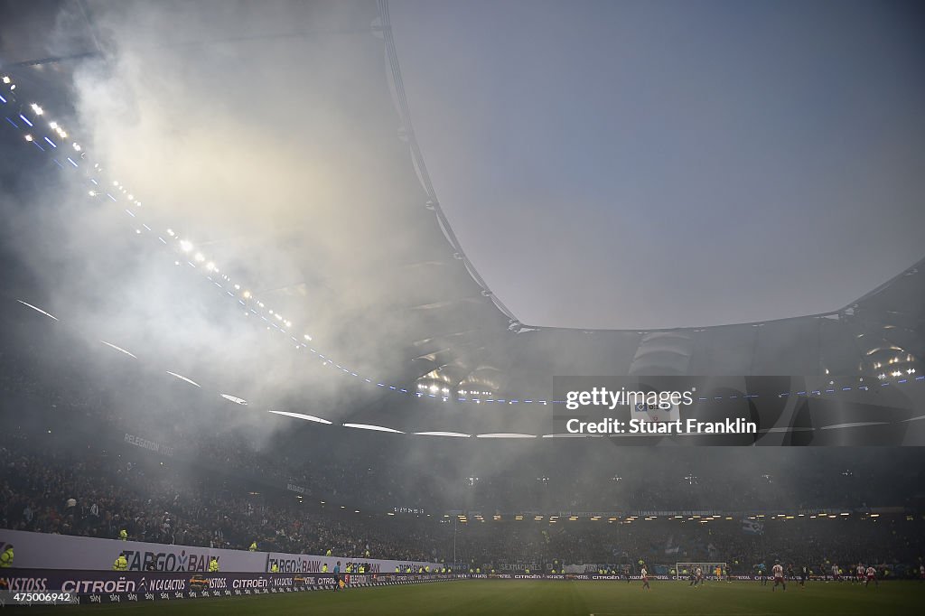 Hamburger SV v Karlsruher SC - Bundesliga Playoff First Leg