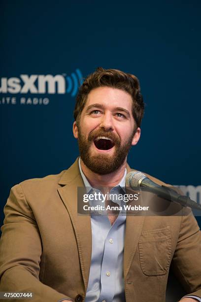 Actor Matthew Morrison attends SiriusXM's "Town Hall" With Matthew Morrison, Michelle Kelly And Kelsey Grammer at SiriusXM Studio on May 28, 2015 in...