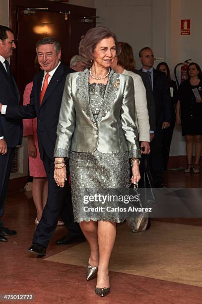 Queen Sofia attends RTVE Orchestra 50th anniversary concert at the Monumental Theater on May 28, 2015 in Madrid, Spain.