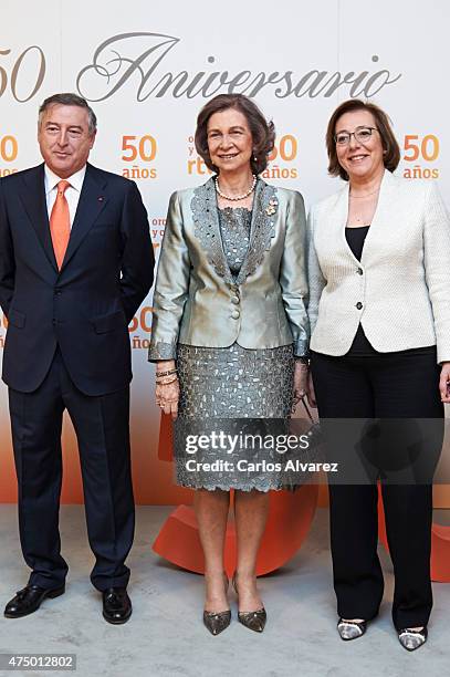 Queen Sofia attends RTVE Orchestra 50th anniversary concert at the Monumental Theater on May 28, 2015 in Madrid, Spain.