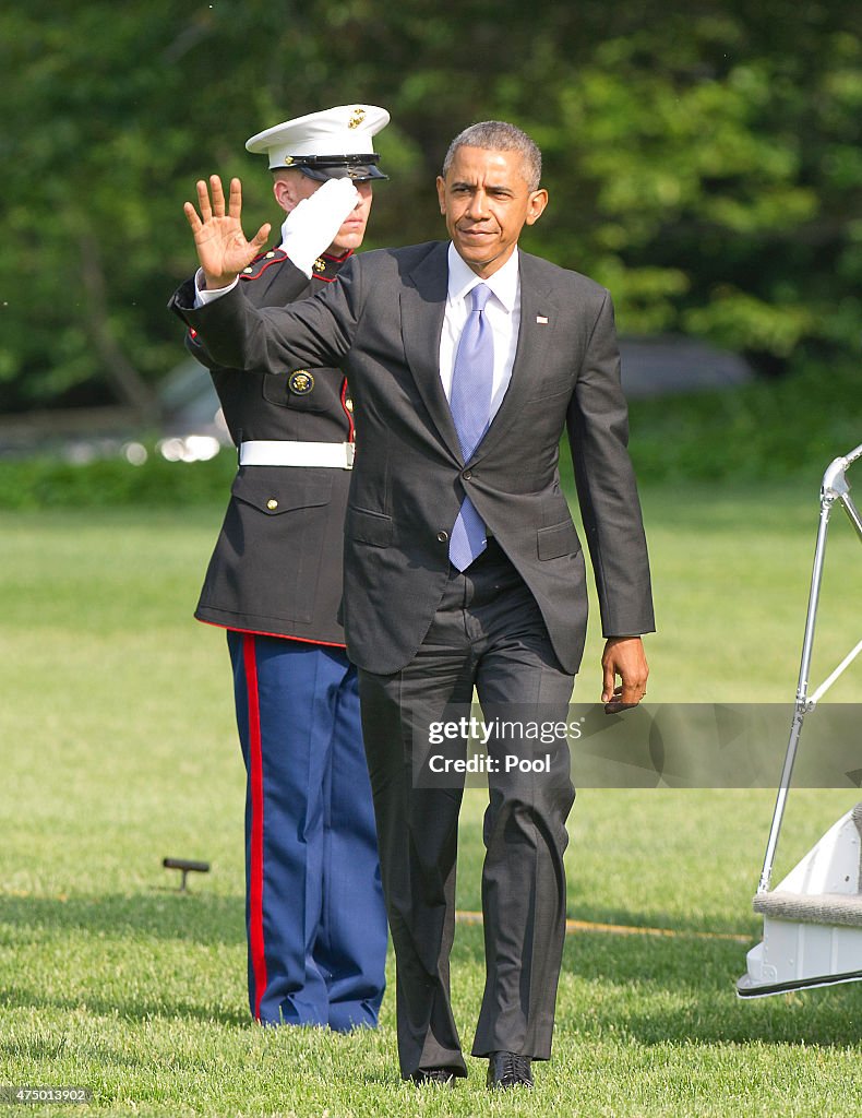 Obama Returns to the White House