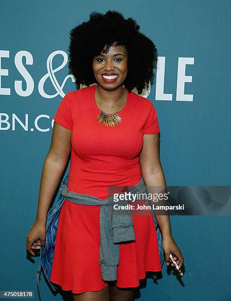 Akilah Hughes attends as Sophia Rivka Rossi discusses her new book " A Tale Of Two Besties" at Barnes & Noble Tribeca on May 28, 2015 in New York...