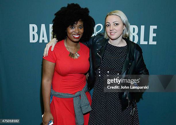 Akilah Hughes attends as Sophia Rivka Rossi discusses her new book " A Tale Of Two Besties" at Barnes & Noble Tribeca on May 28, 2015 in New York...