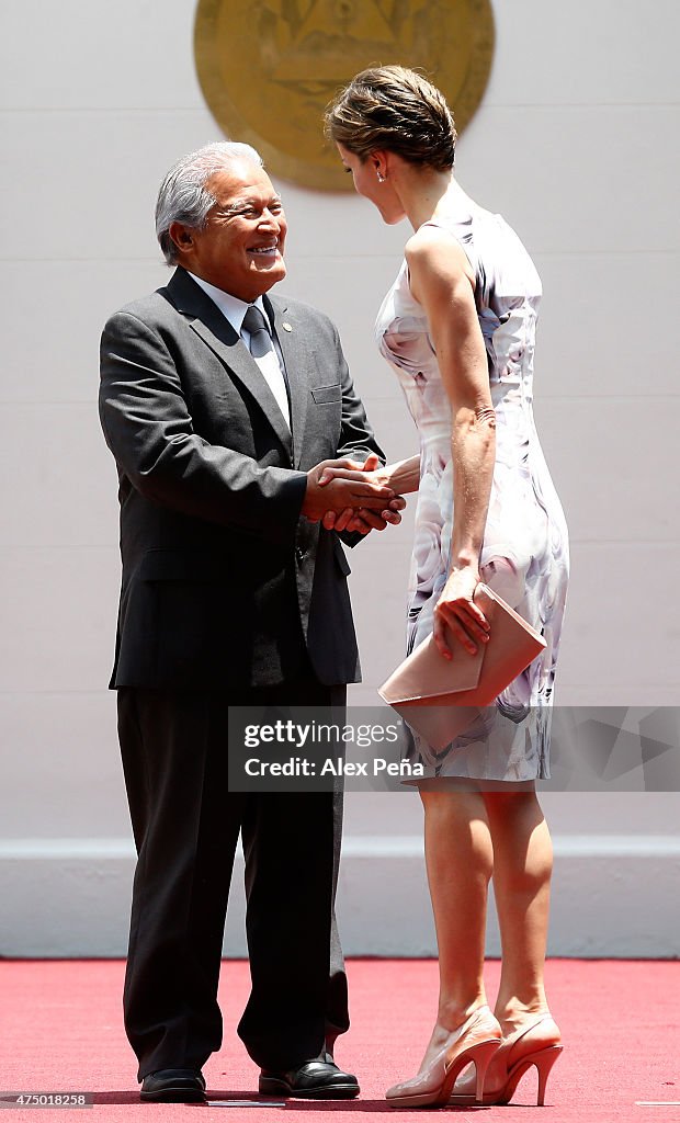 Queen Letizia of Spain Visits El Salvador