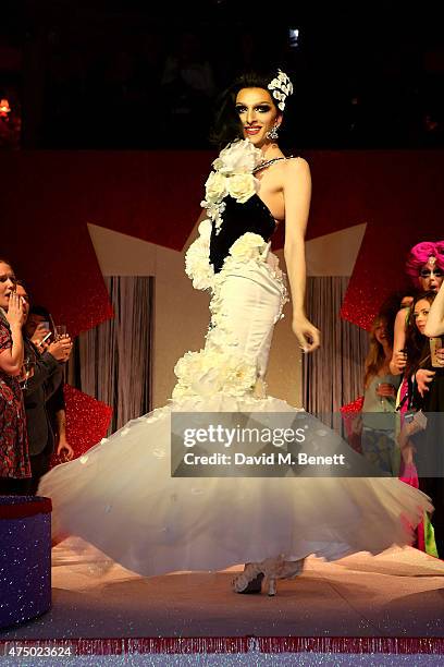 Contestant Eddie OK Adams at the final of RuPaul's Drag Race "UK Ambassador" hosted by truTV and RuPaul at Cafe De Paris, ahead of the launch of...