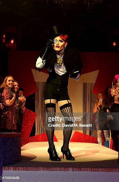 Contestant Joe Black at the final of RuPaul's Drag Race "UK Ambassador" hosted by truTV and RuPaul at Cafe De Paris, ahead of the launch of RuPaul's...