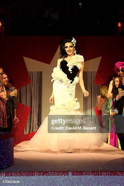 Contestant Eddie OK Adams at the final of RuPaul's Drag Race "UK Ambassador" hosted by truTV and RuPaul at Cafe De Paris, ahead of the launch of...