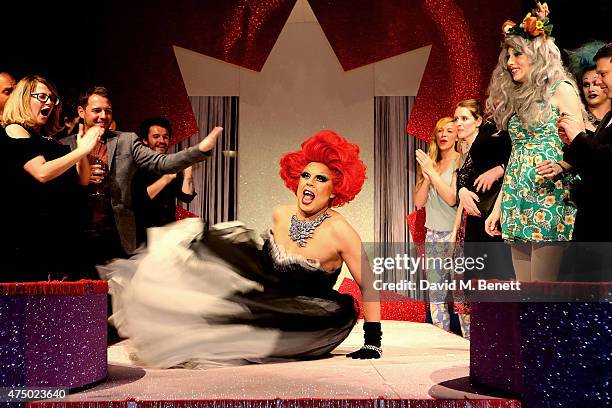 Contestant La Voix at the final of RuPaul's Drag Race "UK Ambassador" hosted by truTV and RuPaul at Cafe De Paris, ahead of the launch of RuPaul's...