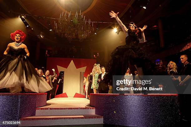 Winner The Vivienne and La Voix at the final of RuPaul's Drag Race "UK Ambassador" hosted by truTV and RuPaul at Cafe De Paris, ahead of the launch...