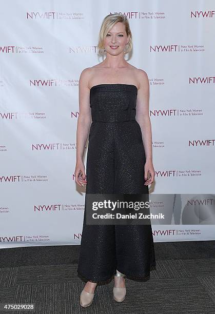 Gretchen Mol attends the 2015 New York Women In Film & Television Designing Women Awards Gala at Scholastic Auditorium on May 28, 2015 in New York...