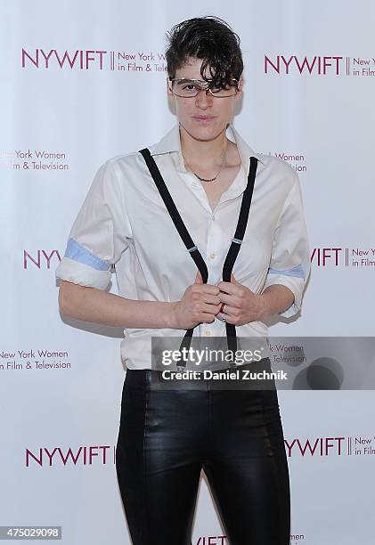 Rain Dove attends the 2015 New York Women In Film & Television Designing Women Awards Gala at Scholastic Auditorium on May 28, 2015 in New York City.