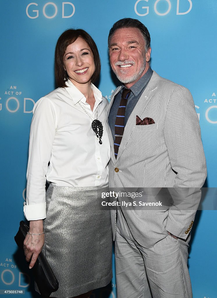 "An Act Of God" Broadway Opening Night - Arrivals And Curtain Call