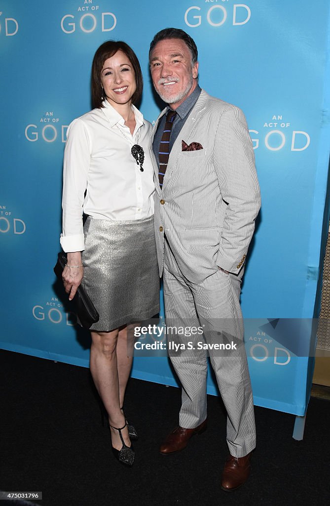 "An Act Of God" Broadway Opening Night - Arrivals And Curtain Call