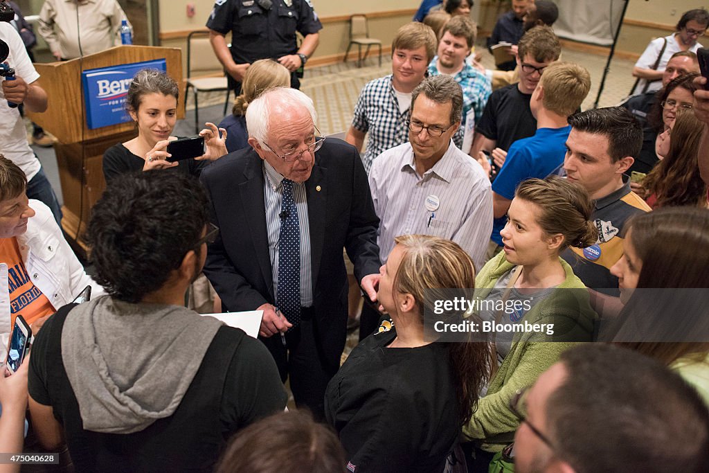 Presidential Candidate Senator Bernie Sanders Townhall Meeting At St. Ambrose University