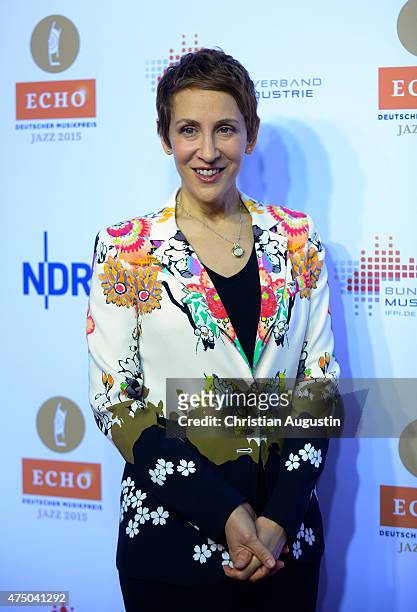 Stacey Kent attends the Echo Jazz 2015 at the dockyard of Blohm+Voss on May 28, 2015 in Hamburg, Germany.